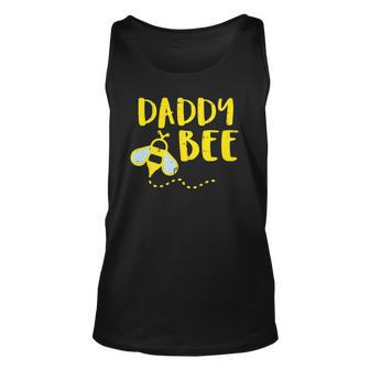 Mens Daddy Bee Family Matching Beekeeping Dad Papa Men Unisex Tank Top | Mazezy