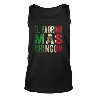 Mens El Padrino Mas Chingon Mexican Godfather Pride Unisex Tank Top | Mazezy