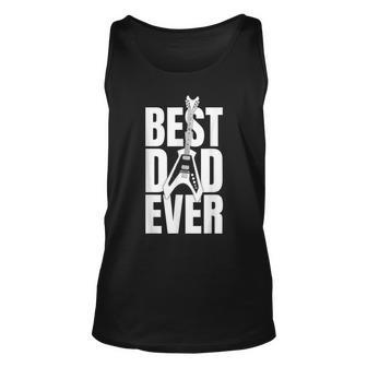 Mens Funny Dads Birthday Fathers Day Best Dad Ever Unisex Tank Top - Seseable