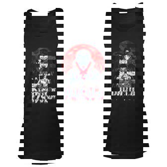 Mens Funny Halloween Dad Dracula Costume Dadcula Unisex Tank Top | Mazezy
