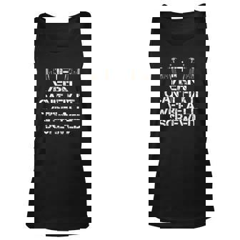 Mens Funny Handyman Quote Personalized Vern Unisex Tank Top | Mazezy