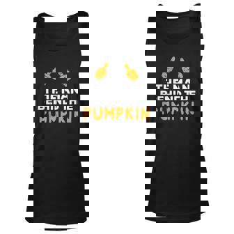 Mens Halloween Pregnancy For Men Funny Pumpkin Dad Costume Unisex Tank Top | Mazezy