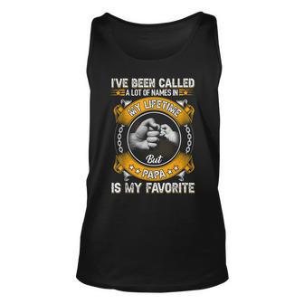 Mens Ive Been Called Lot Of Name But Papa Is My Favorite Unisex Tank Top - Thegiftio UK
