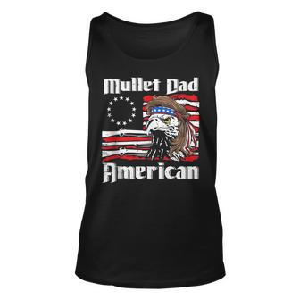 Mens Mullet Dad American Eagle Gun Rights Patriotic Fathers Day Unisex Tank Top - Thegiftio UK