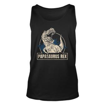 Mens Papasaurus Rex For Men Papa Saurus Unisex Tank Top | Mazezy