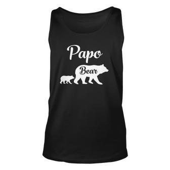 Mens Papo Bear Funny Gift Unisex Tank Top | Mazezy
