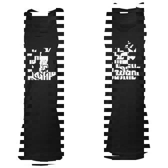 Mens The Bassfather Funny Quote For Bass Guitarist Unisex Tank Top | Mazezy