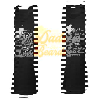 Mens The Best Dads Have Tattoos And Beards Unisex Tank Top - Thegiftio