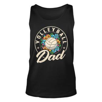 Mens Volleyball Dad For Beach Sports Player And Volleyball Dad Unisex Tank Top - Thegiftio UK