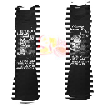 Merry Christmas In July No Milk & Cookies Just Beer And Bbq V2 Unisex Tank Top - Thegiftio