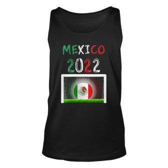 Womens Mexico 2022-Mexican Patriotic Flag Soccer Ball Futbol Fans Tank Top | Mazezy