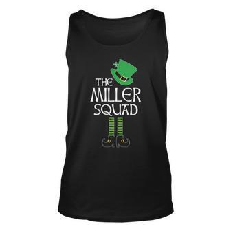 Miller Name Gift The Miller Squad Leprechaun Unisex Tank Top - Seseable