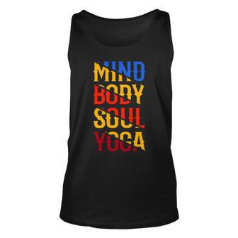 Mind Body Soul Yoga 114 Trending Shirt Unisex Tank Top | Favorety UK