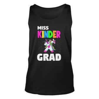 Miss Kinder Grad Kindergarten Graduation Unicorn Unisex Tank Top | Mazezy
