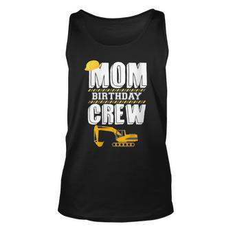 Mom Birthday Crew Construction Worker Hosting Party Unisex Tank Top - Seseable