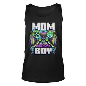 Mom Of The Birthday Boy Matching Video Game Birthday Party Unisex Tank Top - Seseable