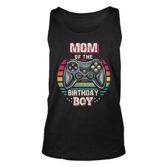 Mom Of The Birthday Boy Matching Video Game Birthday Party Unisex Tank Top - Seseable