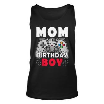 Mom Of The Birthday Boy Time To Level Up Video Game Birthday Unisex Tank Top - Seseable