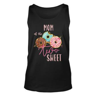 Mom Sweet Two Donut Birthday Party Theme Girl Unisex Tank Top - Seseable