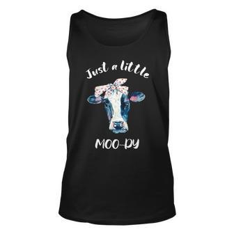 Moody Cow Lovers Farm Clothes Cowgirl Unisex Tank Top | Favorety AU