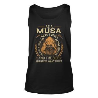 Musa Name Shirt Musa Family Name Unisex Tank Top - Monsterry AU