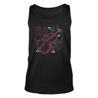 Musician Cellist Gift Classical Music Instrument Cello Unisex Tank Top | Mazezy