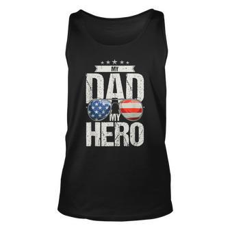 My Dad My Hero 4Th Of July United States Of America Unisex Tank Top - Seseable