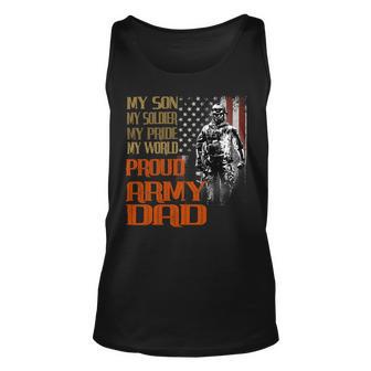 My Son Is A Soldier Hero Proud Army 708 Shirt Unisex Tank Top | Favorety AU