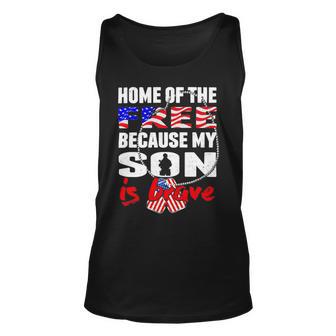 My Son Is Brave Home Of The Free Proud 716 Shirt Unisex Tank Top | Favorety