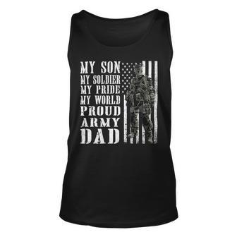 My Son Is Soldier Proud Military Dad 704 Shirt Unisex Tank Top | Favorety