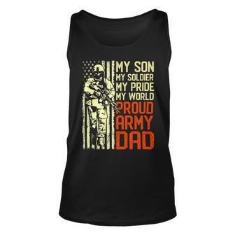 My Son Is Soldier Proud Military Dad 714 Shirt Unisex Tank Top | Favorety UK