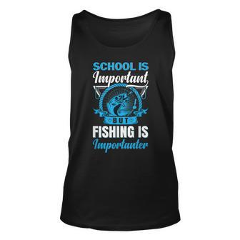 N Fishing Fisherman Kids Boys Men Bass Fishing Unisex Tank Top - Seseable