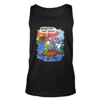 Noah Guy Unicorn Noahs Ark Gift For Girls And Adults Unisex Tank Top | Mazezy
