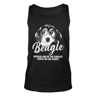 Official Dog Of The Coolest People 137 Beagle Dog Unisex Tank Top - Seseable