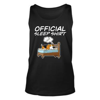 Official Sleepshirt I Pajamas I Beagle 68 Beagle Dog Unisex Tank Top - Seseable