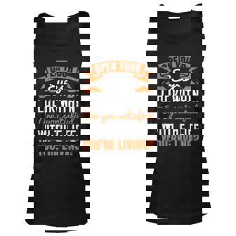 Open Your Eyes Look Within Are You Satisfied With The Life Youre Living Papa T-Shirt Fathers Day Gift Unisex Tank Top - Monsterry