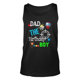 Paintball Birthday Matching Family Set Outfit Unisex Tank Top | Mazezy