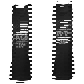 Papa Dad Bruh Fathers Day 4Th Of July Us Flag Vintage 2022 Unisex Tank Top - Seseable