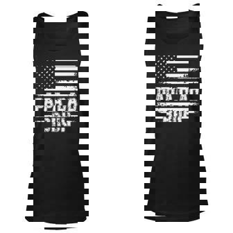 Papa Dad Bruh Fathers Day 4Th Of July Us Flag Vintage 2022 Unisex Tank Top - Seseable