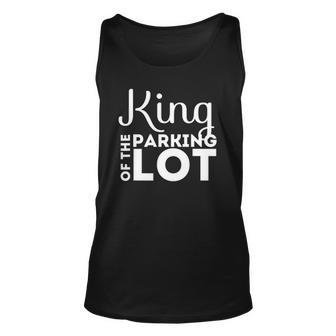 Parking Lot Attendant Funny Gift King Of Parking Lot Unisex Tank Top | Mazezy