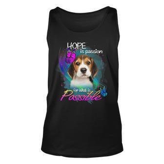 Passion For Possible 78 Beagle Dog Unisex Tank Top - Seseable
