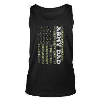 Patriotic Army Dad 4Th Of July Gift Idea Father Unisex Tank Top - Seseable