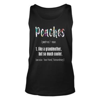 Womens Peaches Like Grandmother But So Much Cooler Cute Tank Top | Mazezy