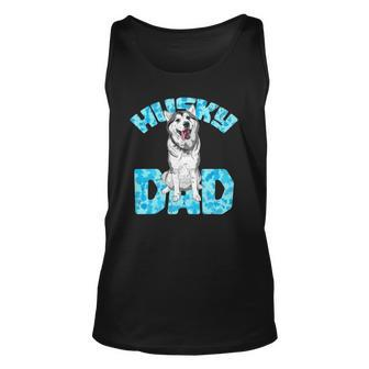Pet Daddy Dog Lover Father Husky Dad Husky Unisex Tank Top | Mazezy
