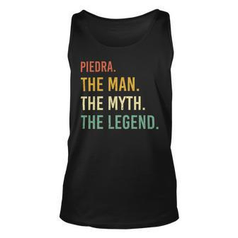 Piedra Name Shirt Piedra Family Name Unisex Tank Top - Monsterry CA