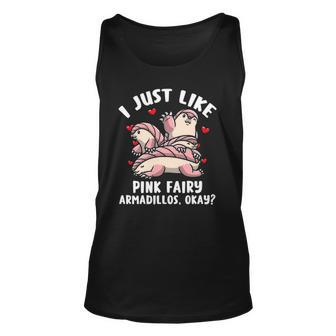 Pink Fairy Armadillo Pichiciego Funny Armadillo Unisex Tank Top | Mazezy CA