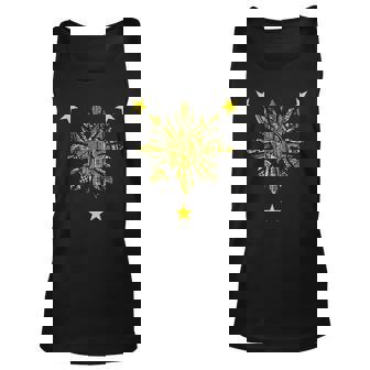 Pinoy Philippines Flag 3 Stars And A Sun Unisex Tank Top | Mazezy