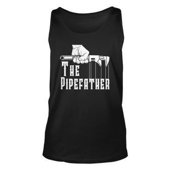Mens The Pipefather Plumber Plumbing Pipefitter Drain Surgeon Tank Top | Mazezy