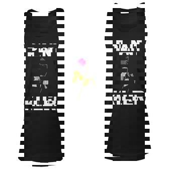 Plant Killer Graphic Gardener Funny Flower Dead Rose Unisex Tank Top - Thegiftio