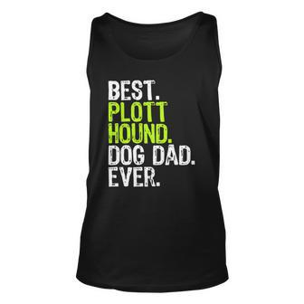 Plott Hound Dog Dad Fathers Day Dog Lovers Unisex Tank Top | Mazezy